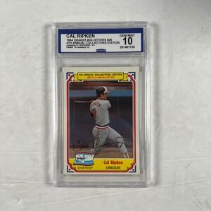 1984 Drakes Big Hitters Cal Ripken Jr #26 CCG 10 GEM MINT Baltimore Orioles Card